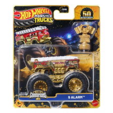 Mattel Hot Wheels: Monster Trucks Bajnok kisautó serleggel - 5 Alarm autópálya és játékautó