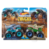Mattel Hot Wheels Monster Trucks Die-Cast Mega Wrex vs Leopard Shark 2 db-os Terepjáró Szett (1:64) (GJY43)