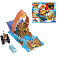 Mattel Hot Wheels: Monster Trucks Live Aréna Chomp Challenge - Elődöntő pályaszett autópálya és játékautó