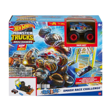 Mattel Hot Wheels Monster Trucks Live aréna, Elődöntő - Smash Race Challenge (HNB89) autópálya és játékautó