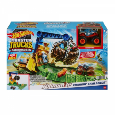 Mattel Hot Wheels Monster Trucks Live Aréna - Rhinomite zúzda (HTP18) autópálya és játékautó