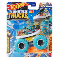 Mattel Hot Wheels Monster Trucks: Sneakerhead kisautó, 1:64 autópálya és játékautó
