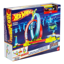Mattel Hot Wheels Neon Speeders Versenypálya (HPC05) autópálya és játékautó