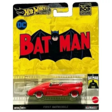 Mattel Hot Wheels: Pop Culture - Batman First Batmobile kisautó autópálya és játékautó