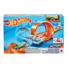 Mattel Hot Wheels Rapid Circuit Stunt Launcherrel és Exkluzív Autóval autópálya és játékautó