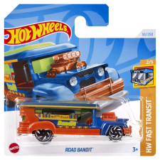 Mattel Hot Wheels Road Bandit autó - Kék/Narancssárga autópálya és játékautó