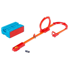 Mattel Hot Wheels Track builder - Tűzpálya autópálya és játékautó