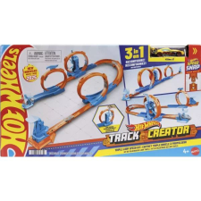 Mattel Hot Wheels: Track creator - Tripla hurok pálya autópálya és játékautó