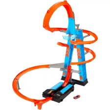 Mattel Hot Wheels ütközések a toronyban motorizált pályakészlet kisautóval autópálya és játékautó