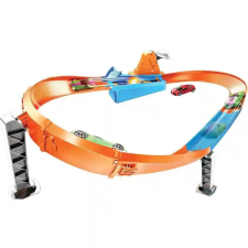 Mattel Hot Wheels villámgyors versenypálya játékszett autópálya és játékautó