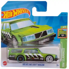 Mattel Hot Wheels Volvo 240 Drift Wagon kisautó autópálya és játékautó