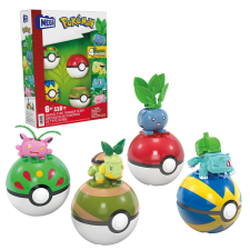 Mattel HWR77 Pokémon 4 db növény típusú Pokémon szett (HWR77) játékfigura