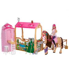 Mattel HXJ44 Barbie Mysteries: a nagy lóvadászat - ultimate lovasistálló játéképület (HXJ44) baba