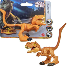 Mattel Jurassic World Bendy Biters rugalmas atrociraptor figura – 9 cm játékfigura