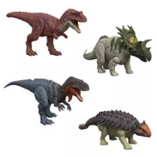 Mattel Jurassic World Saga: Támadó dinó hanggal - többféle játékfigura