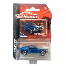 Mattel Majorette Vintage autómodell - Ford Mustang autópálya és játékautó