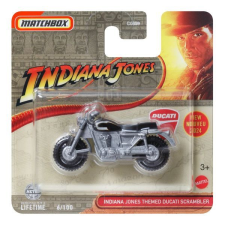 Mattel Matchbox: Indiana Jones Themed Ducati Scrambler kisautó autópálya és játékautó