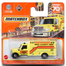 Mattel Matchbox: International Workstar Ambulance kisautó autópálya és játékautó