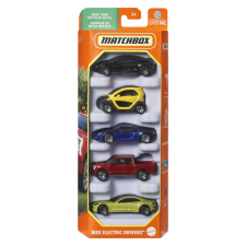 Mattel Matchbox készlet 5 fém autóból Mbx elektromos meghajtók 1:64 méretarányú autópálya és játékautó