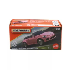 Mattel Matchbox: Kisautó papírdobozban - 2019 Volkswagen Beetle Convertible autópálya és játékautó