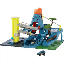 Mattel Matchbox menekülés a vulkánból játékszett fénnyel és hanggal autópálya és játékautó