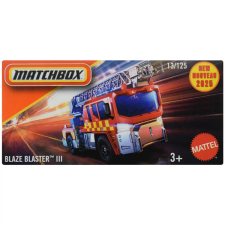 Mattel Matchbox: Papírdobozos Blaze Blaster III tűzoltóautó 1/64 - Mattel kreatív és készségfejlesztő