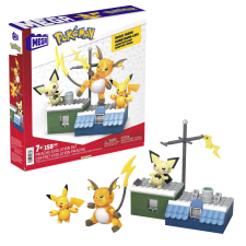 Mattel MEGA Pokémon Pikachu Evolution 159 darabos építő készlet barkácsolás, építés