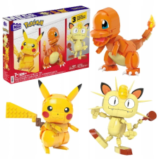 Mattel Mega Pokemon Trio 529 darabos építő készlet (HPF94) kreatív és készségfejlesztő