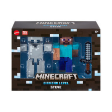 Mattel Minecraft gyémántpáncélos Steve játékfigura