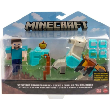 Mattel Minecraft gyűjthető figuraszett - Steve és a páncélozott ló (HDV39) játékfigura
