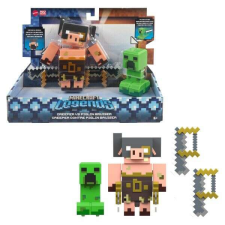 Mattel Minecraft Legends akciófigura szett - Creeper vs Piglin Bruiser játékfigura