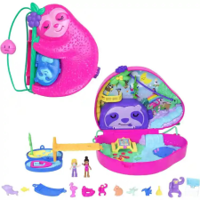 Mattel Polly Pocket 2 az 1-ben lajhárcsalád játékkészlet játékfigura