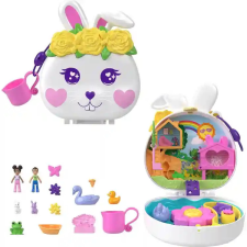 Mattel Polly Pocket nyuszis virágos kert játékkészlet játékfigura