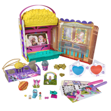 Mattel Polly Pocket Un-Box-It Popcorn Box játékbaba felszerelés