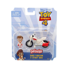 Mattel Toy Story 4 Minifigura járművel - Duke Caboom és kaszkadőr motorja akciófigura