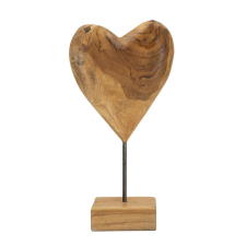 Mauro Ferretti Dobu sculpture teak 20x12x37cm dekorációs kellék