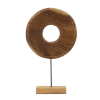 Mauro Ferretti Dorat sculpture teak 35x10x58cm