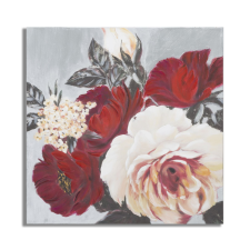 Mauro Ferretti Handmade wall painting flower square 90x3,7x90cm fényképkeret