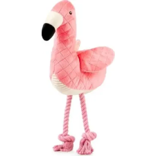 Max &amp; Molly Huggles Toy zörgős sípolós plüss - Flamingo Sunny játék kutyáknak