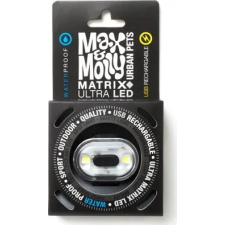 Max &amp; Molly Matrix Ultra LED-lámpa nyakörvre rögzíthető - Fekete kutyafelszerelés