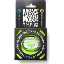 Max &amp; Molly Matrix Ultra LED-lámpa nyakörvre rögzíthető - Zöld kutyafelszerelés