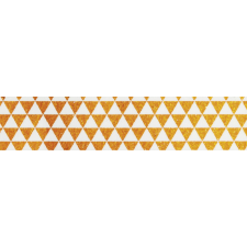 Max Bringmann KG Folia mintás ragasztószalag (5m x 15mm) rézszínű háromszögek, Washi Tape ragasztószalag