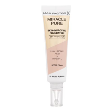 Max Factor Miracle Pure Skin-Improving Foundation SPF30 alapozó 30 ml nőknek 45 Warm Almond smink alapozó