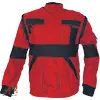  MAX kabát 260 g/m2 piros-fekete