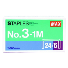 Max Tűzőkapocs MAX 24/6 1000/dob gemkapocs, tűzőkapocs