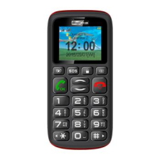 Maxcom MM428 L DualSIM mobiltelefon extra nagy gombokkal, vészhívóval (fekete) mobiltelefon