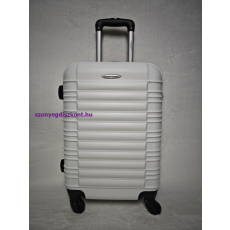  Maxell közepes méretű fehér bőrönd, 65cmx45cmx26cm-keményfalú
