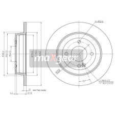 MAXGEAR Féktárcsa MAXGEAR 19-3342 féktárcsa