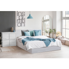 Maxi Drew SOFIA ágy 140 x 200 cm, fehér Ágyrács: Léces ágyrács, Matrac: Coco Maxi 19 cm matrac ágy és ágykellék