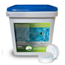Maxi-kombi klór 200 grammos tabletta Brillant Pool 5 kg medence kiegészítő
